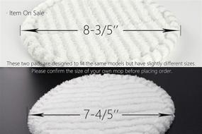 img 3 attached to 🧹 Pack of 6 LTWHOME 7.8 Inch Scrubby Mop Pads Compatible with Bissell Spinwave 2039 Series 2039A 2124