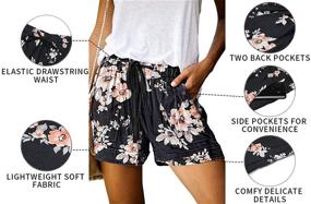 img 1 attached to 🩳 ONLYSHE Women's Casual Drawstring Pocketed Shorts for Summer: Loose Fit Athletic Sports Short Pants