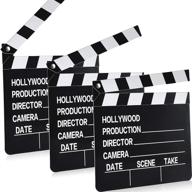 🎥 10-piece movie clapboard: writable cardboard clapper board for action scene film props logo