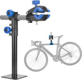 img 4 attached to 🚲 ROCKBROS Bike Repair Stand: Height Adjustable Wall-Mounted Workbench | Bike Maintenance Rack for Road and Mountain Bikes