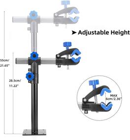 img 3 attached to 🚲 ROCKBROS Bike Repair Stand: Height Adjustable Wall-Mounted Workbench | Bike Maintenance Rack for Road and Mountain Bikes