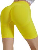 🩳 chiphell 5-inch high waist biker shorts for women with butt lift - ideal for workout, running, yoga, and casual wear логотип