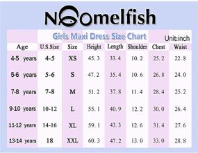 img 2 attached to 👗 Stylish Noomelfish Sleeve Casual Dresses with Pockets for Girls' Clothing and Dresses