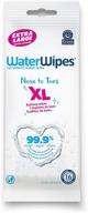 waterwipes xl без запаха, без смывания, текстурированные влажные салфетки для чувствительной и новорожденной кожи, 1 упаковка (16 штук): окончательное решение для гигиены логотип