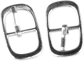 img 3 attached to Uxcell Rectangular Metallic Single Buckles