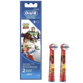 img 4 attached to 🪥 Disney Pixar Toy Story Oral-B Kids Extra Soft Replacement Brush Heads, Ages 3+, 2 count