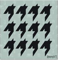 stencil 1 s1 6x6 p27s stencil1 stencil houndstooth logo