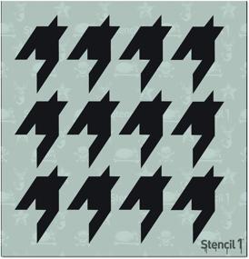 img 3 attached to Stencil 1 S1 6X6 P27S Stencil1 Stencil Houndstooth