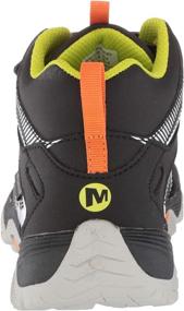 img 2 attached to Мальчикам: ботинки Merrell Moab Wtprf Olive Black - необходимые снаряжение для активного отдыха на природе.