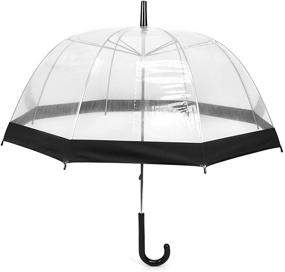 img 4 attached to 🌂 Premium See Thru Bubble Resistant Umbrella - Ideal Gift for Any Occasion!