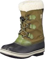 👦 sorel quarry boys' winter nylon boots: top choice for youth outdoor footwear logo