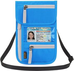 img 4 attached to Peicees Passport Blocking Security Traveling Travel Accessories for Passport Wallets