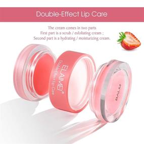 img 2 attached to Strawberry Lip Sleeping Mask: 2-in-1 Moisture-Infused Lip Scrub & Repairing Lip Balm for Younger Looking Lips