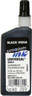 koh-i-noor pigment-based universal drawing ink, 0.75oz bottle, black - professional-grade art ink logo