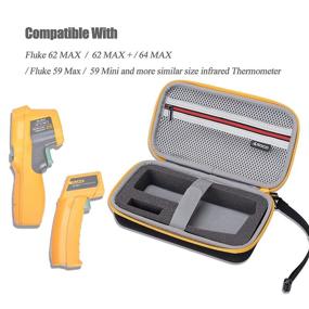 img 2 attached to 📦 RLSOCO Hard Case for FLUKE-62 MAX/Fluke 62 MAX +/FLUKE-64 MAX/Fluke 59 Max /Fluke 59 Mini Infrared Thermometer" - Optimized Hard Case for FLUKE-62 MAX/Fluke 62 MAX +/FLUKE-64 MAX/Fluke 59 Max /Fluke 59 Mini Infrared Thermometer