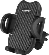 newppon 360-degree rotation car vent phone holder: handsfree cellphone mount cradle compatible with iphone 12, iphone 11 pro max, iphone mini, iphone xs, iphone xr, iphone se, iphone 8, samsung galaxy 21 ultra, samsung galaxy 20, samsung galaxy 10 plus, pixel, and oneplus logo