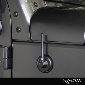 img 3 attached to 🚙 Ronin Factory - Короткая антенна для Jeep Wrangler & Gladiator - Дизайн с защитой от краж, без необходимости адаптеров