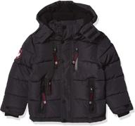 canada weathergear heather puffer boys' clothing and jackets & coats, size 18-20 logo