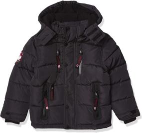 img 4 attached to Canada Weathergear Heather Puffer Boys' Clothing and Jackets & Coats, Size 18-20