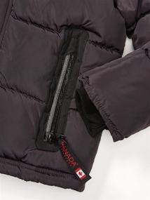 img 2 attached to Canada Weathergear Heather Puffer Boys' Clothing and Jackets & Coats, Size 18-20