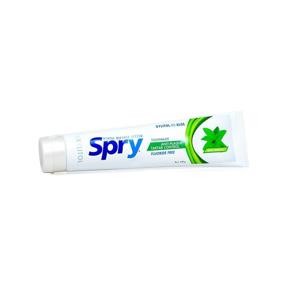 img 3 attached to Зубная паста без фторида Spry Xylitol, натуральный аромат мяты, против налета и зубного камня, 5 унций.