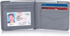 img 2 attached to Alpine Swiss Capacity Passcase Divided Men's Wallet - Ultimate Organization for Cards, Cash & Accessories