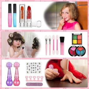 img 1 attached to Makeup Cosmetic Washable Birthday Parties