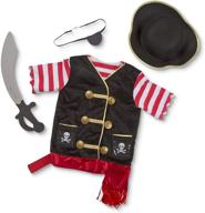 exploring adventures with melissa & doug pirate toddler multicolor set логотип