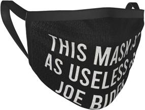 img 1 attached to Enhanced Unisex Breathable Washable and Reusable Face Protection for Outdoor Activities - Comparable to Joe Biden's Mask