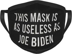 img 4 attached to Enhanced Unisex Breathable Washable and Reusable Face Protection for Outdoor Activities - Comparable to Joe Biden's Mask