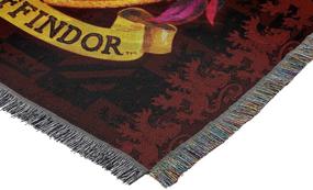 img 2 attached to 🦁 Harry Potter Gryffindor Shield Woven Tapestry Throw Blanket - 48 x 60 Inches: Cozy Potterheads' Must-Have!