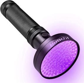 img 4 attached to 🔦 KOBRA UV Black Light Flashlight 100 LED - Premium UV Light and Blacklight for Home & Hotel Inspection, Pet Urine & Stains Detection - Ultra Intensity 18W 385-395nm LEDs Reveal Counterfeit Money, Leaks, Scorpions!