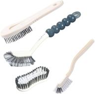 🧹 versatile cleaning brush set: all-in-one solution for kitchen, clothing, shoes, and bathroom cleaning (4pcs) logo