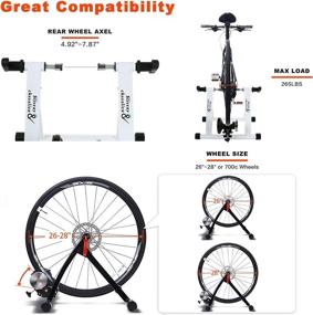 img 3 attached to 🚲 Enhance Your Indoor Cycling Experience with the Smart Bike Trainer Magnetic Resistance Stand: Power and Cadence Sensors, Noise Reduction, and Compatibility with Onelap, Zwift, and Bluetooth 4.0