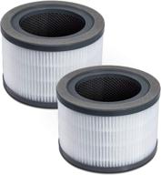 🔴 levoit vista 200-rf air purifier replacement filter – 2 pack, true hepa 3-in-1, high-efficiency activated carbon, black логотип