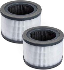 img 4 attached to 🔴 LEVOIT Vista 200-RF Air Purifier Replacement Filter – 2 Pack, True HEPA 3-in-1, High-Efficiency Activated Carbon, Black