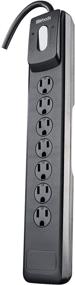 img 4 attached to 🔌 Woods 41496 Surge Protector: Overload Safety, 7 Outlets, 10 Ft Cord, 1440J Black Protection