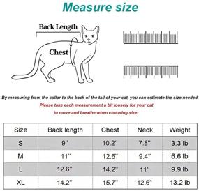 img 3 attached to 🐱 Cat Recovery Suit for Abdominal Wounds or Skin Diseases: Breathable E-Collar Alternative for Cats - Coppthinktu