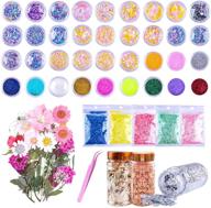 🌟 discover the ultimate rhoxshy resin glitter and accessories kit: 86 pcs resin jewelry making supplies for stunning diy craft projects! logo