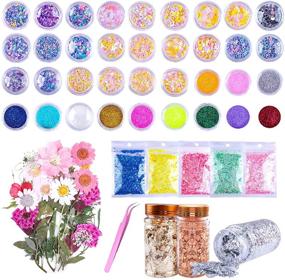 img 4 attached to 🌟 Discover the Ultimate Rhoxshy Resin Glitter and Accessories Kit: 86 PCS Resin Jewelry Making Supplies for Stunning DIY Craft Projects!