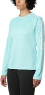 columbia women's pfg tidal tee ii: long sleeve fishing shirt with upf 50 protection - experience ultimate comfort and sun protection! logo