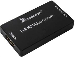 img 4 attached to HornetTek HDMI USB 3.0 Video Capture Device - Full HD 1080P 🎮 60FPS USB Video & Audio Grabber for Xbox PS4 - Black (Zoom Compatible)