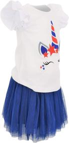 img 1 attached to 👗 Exceptional Baby Girls Skirt Dress: Beautiful Girls' Clothing with a Twist