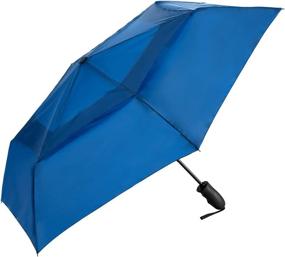 img 3 attached to Rain Windjammer Vented Compact Umbrella Umbrellas