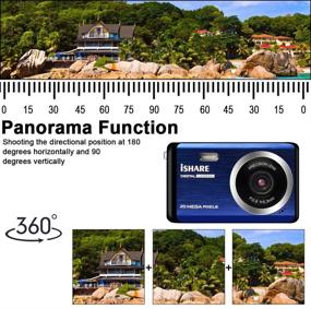 img 2 attached to 📷 20MP Rechargeable Compact Digital Camera with 2.8" LCD, 8X Digital Zoom - Ideal for Adults, Seniors, and Elders (Blue)