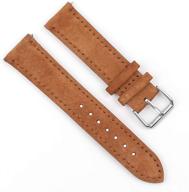 🔖 premium onthelevel suede watch strap: genuine leather, 18mm width logo