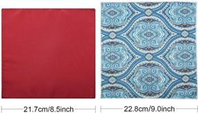 img 2 attached to 🎩 Colorful Handkerchief Collection: Perfect Addition to Wedding Men's Accessories