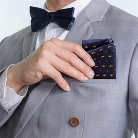 img 1 attached to 🎩 Colorful Handkerchief Collection: Perfect Addition to Wedding Men's Accessories