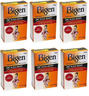 bigen powder color black brown logo