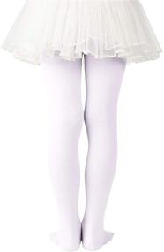 img 2 attached to Zando Girls Stretchy Dance Tights: Comfortable & Vibrant Ballet Leggings for Girls